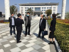 湖州市民政局副局长沈建军来威廉希尔williamhill调研生态葬